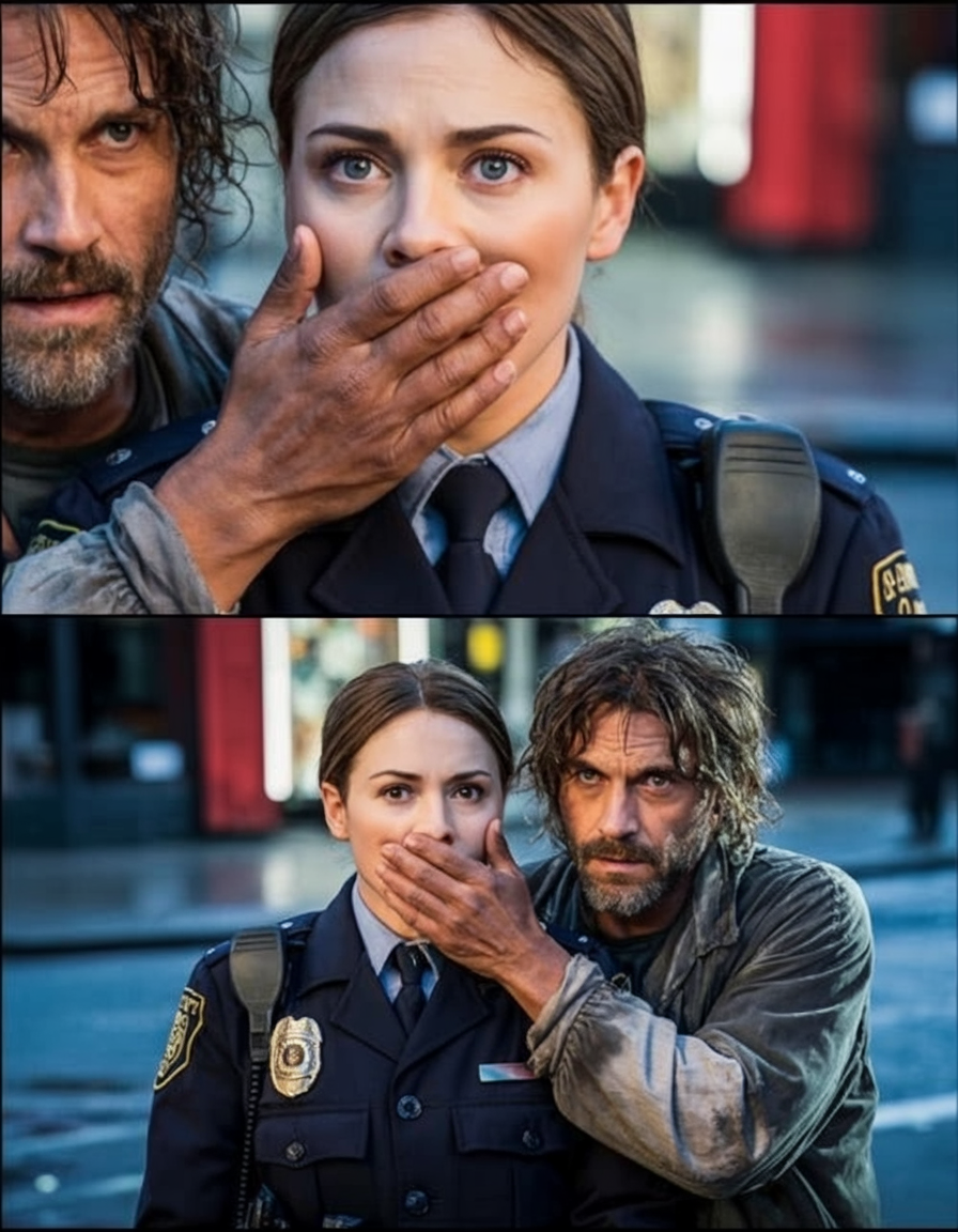 Do Not Talk, Homeless Man Saved Female Police After He Caught Something Shocking On the Street